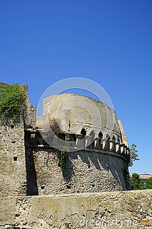 Castle of Carlo V, Crotone Editorial Stock Photo