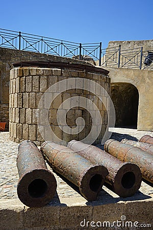 Castle of Carlo V, Crotone Editorial Stock Photo