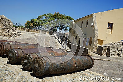 Castle of Carlo V, Crotone Editorial Stock Photo