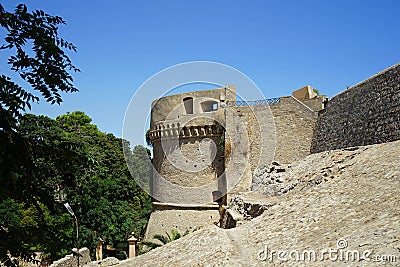 Castle of Carlo V, Crotone Editorial Stock Photo