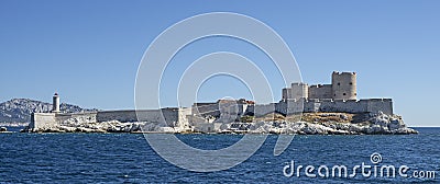 The castle Chateau dIf near Marseille in France Stock Photo