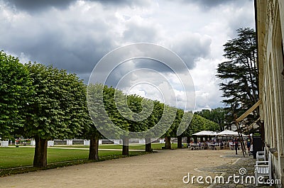 Castle of Chenonceau, Loire region, France. June 27, 2017 snapshot. Editorial Stock Photo