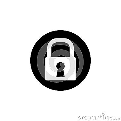 castle in a circle icon. Element of minimalistic icon for mobile concept and web apps. Signs and symbols collection icon for websi Stock Photo