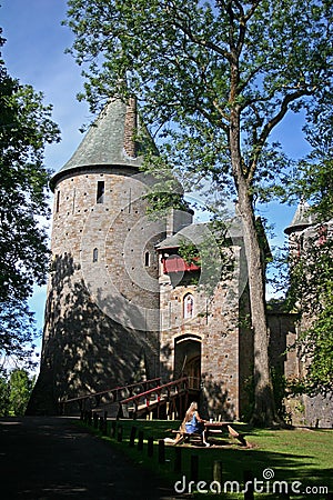 Castle Coch Stock Photo