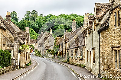 Castle Combe Village, Wiltshire, England Stock Photo