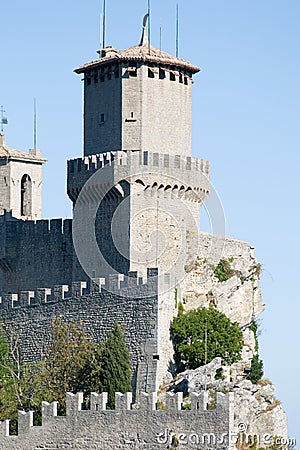 Castle della guaita Stock Photo