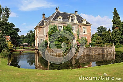 An old Castle in Diepenheim, Netherlands Editorial Stock Photo