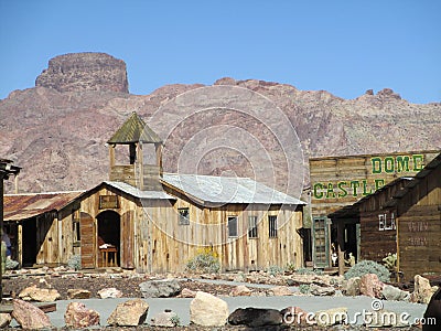 Castle Dome Yuma Arizona Stock Photo