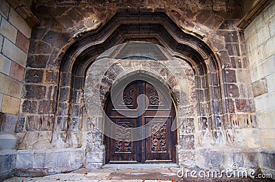 Castle door Stock Photo