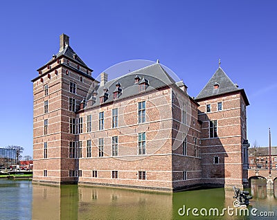Castle of the dukes of Brabant, Turnhout, Belgium Editorial Stock Photo