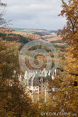 Castle Eltz Germany Editorial Stock Photo