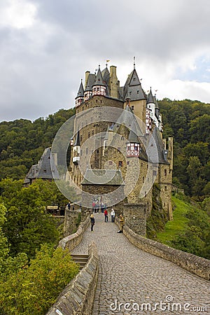 Castle Eltz in Moselle valley, Germany Editorial Stock Photo