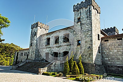 Castle Facade in Caxias do Sul Stock Photo