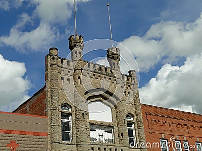 Castle Facade Stock Photo