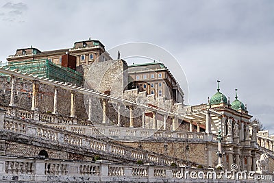 Castle Garden Bazaar, Budapest, Hungary Editorial Stock Photo