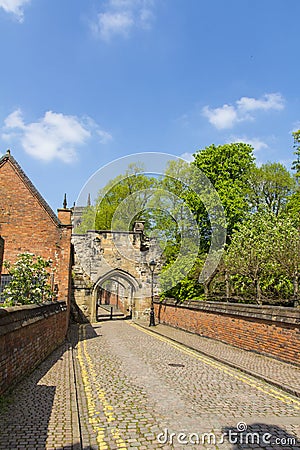 Castle Garden Leicester Stock Photo