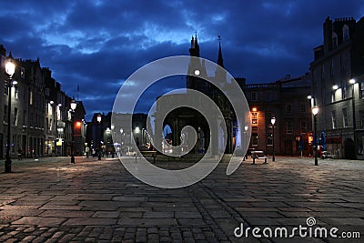 Castle Gate, Aberdeen Stock Photo