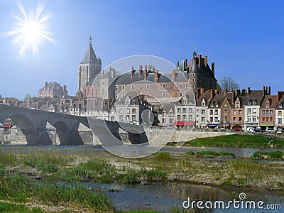 Castle of Gien Editorial Stock Photo