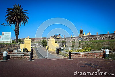 Castle of Good Hope view, Cape Town Editorial Stock Photo