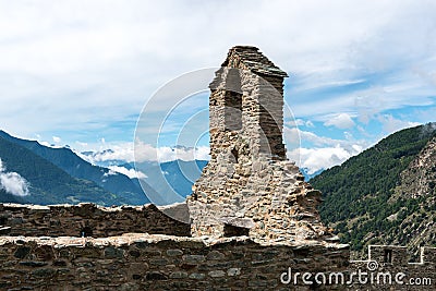 Castle of Graines, Aosta Valley (Italy) Stock Photo