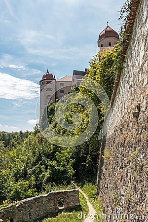 Castle Harburg, Swabia, Bavaria, Germany Stock Photo