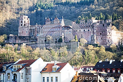 Castle Heidelberg, Baden-Wuerttemberg, Germany Stock Photo