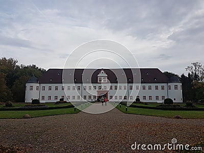 Castle in Heusenstamm in Germany. Stock Photo