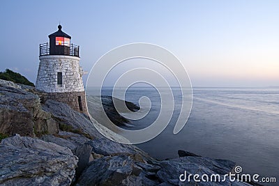 Castle Hill Lighthouse Stock Photo