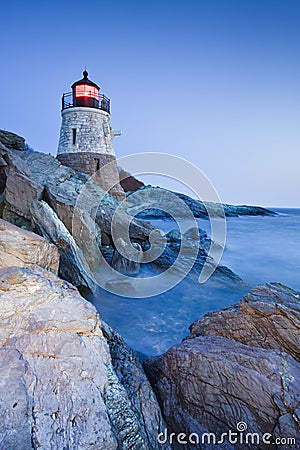 Castle Hill Lighthouse Stock Photo