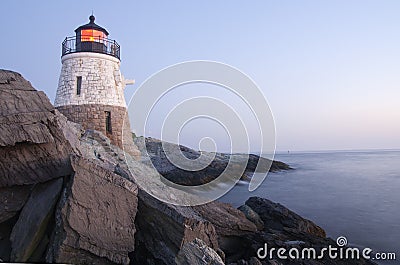Castle Hill Lighthouse Stock Photo