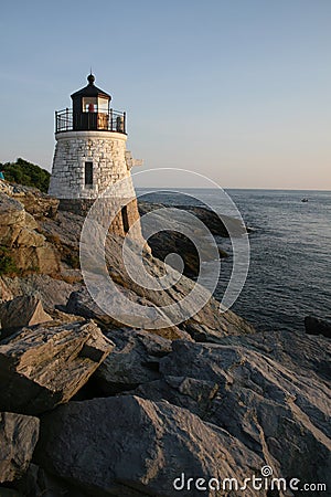 Castle Hill Lighthouse Stock Photo