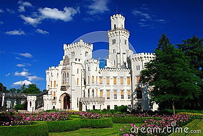 Castle Hluboka Stock Photo