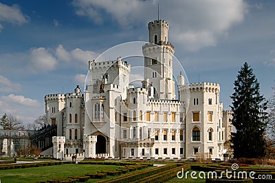 Castle Hluboka Stock Photo