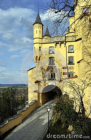 Castle Hohenschwangau Stock Photo