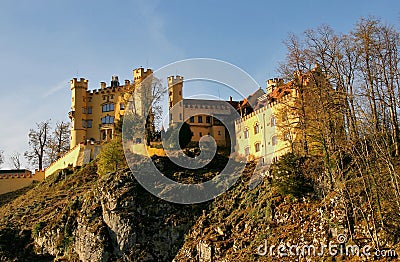 Castle of Hohenschwangau Stock Photo