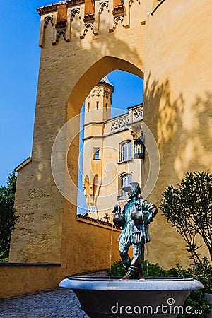 Castle Hohenschwangau Stock Photo