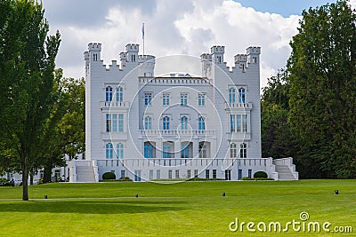 Castle Hohenzollern in Heiligendamm at Baltic Sea Editorial Stock Photo