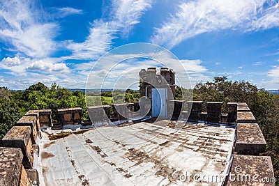 Castle Home Roof View Landscape Editorial Stock Photo