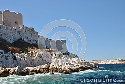 Castle on the IF island Stock Photo