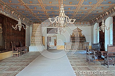 Castle Interior Stock Photo