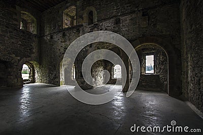 Castle Interior Stock Photo