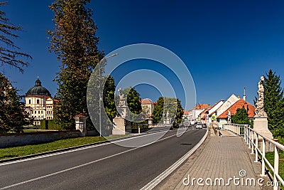 Castle Jaromerice nad Rokytnou Editorial Stock Photo