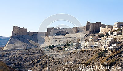 Castle Karak - Jordan Stock Photo