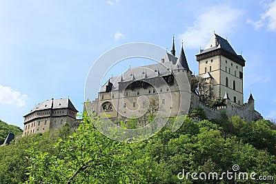 Castle Karlstein in Czech Republic Stock Photo