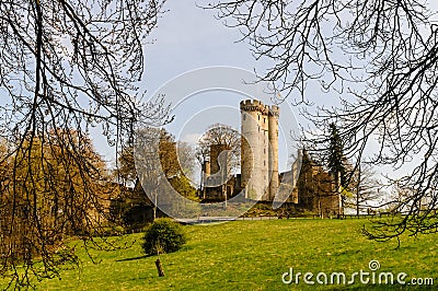 Castle Kasselburg in Pelm near Gerolstein (Germany) Stock Photo