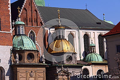 Castle in Krakow Poland Stock Photo