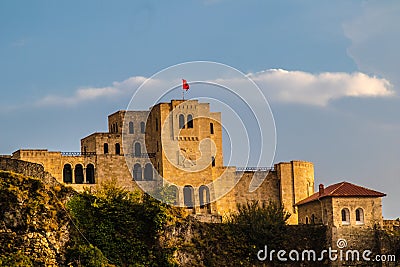 Castle Kruje, Kruje Albania, Skanderbeg Museum, Albania, Europe Stock Photo