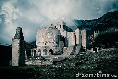 Castle Kruje, Kruje Albania, Skanderbeg Museum, Albania, Europe Stock Photo