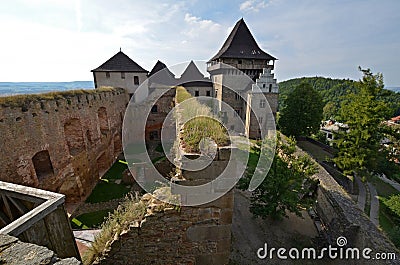 Castle Lipnice nad Sazavou Stock Photo