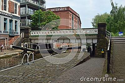 Castle Lock in Nottingham City Centre Editorial Stock Photo